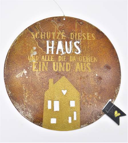 Blechschild: Schütze dieses Haus