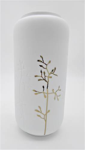 Vase mit goldenem Zweigornament