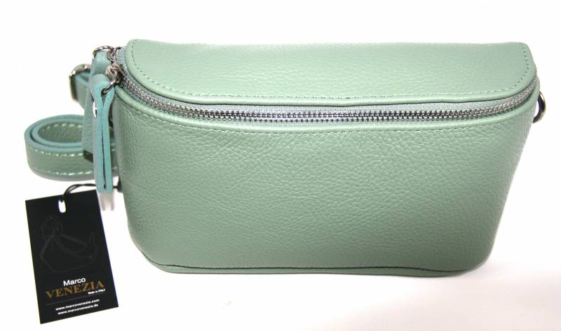 Crossbodybag MILA, mintgrün, Echtleder