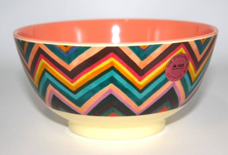 Rice Melamine-Schale Zigzag